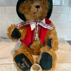Max Herman Vintage Limited Edition Mohair Bear- music box